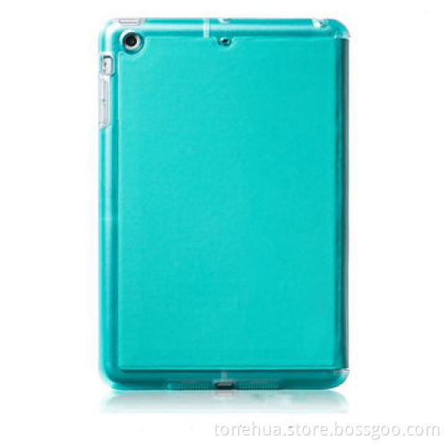 Leather cover for iPad air retina with three fold stand function